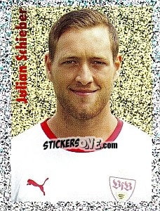 Sticker Julian Schieber (Porträt) - Vfb Stuttgart 2011-2012 - Panini