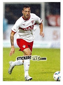 Cromo Julian Schieber im Spiel - Vfb Stuttgart 2011-2012 - Panini