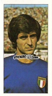Cromo Gianni Rivera - World Cup Stars 1974 - Bassett & Co.
