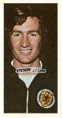 Sticker Sandy Jardine - World Cup Stars 1974 - Bassett & Co.
