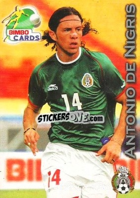 Sticker Antonio De Nigris - Las Selecciones Mundialistas 2002 n. 34 - Bimbo