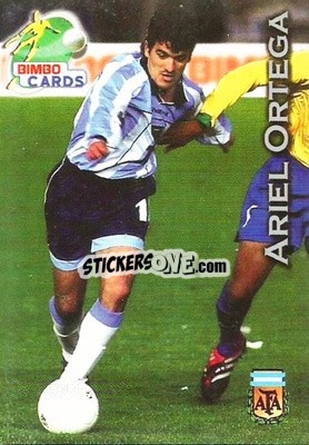 Sticker Ariel Ortega - Las Selecciones Mundialistas 2002 n. 15 - Bimbo