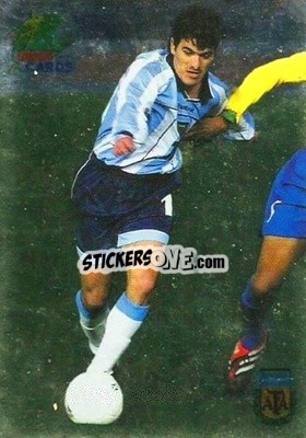 Cromo Ariel Ortega - Las Selecciones Mundialistas 2002 - Bimbo