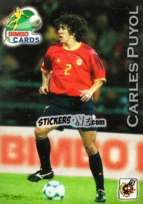 Sticker Carles Puyol - Las Selecciones Mundialistas 2002 n. 42 - Bimbo