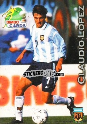 Sticker Claudio Lopez - Las Selecciones Mundialistas 2002 - Bimbo