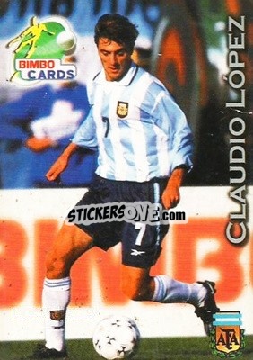 Figurina Claudio Lopez - Las Selecciones Mundialistas 2002 - Bimbo