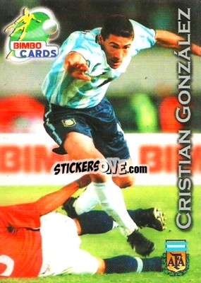 Figurina Cristian Gonzales - Las Selecciones Mundialistas 2002 - Bimbo