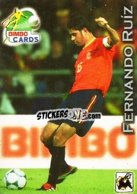 Figurina Fernando Hierro - Las Selecciones Mundialistas 2002 - Bimbo
