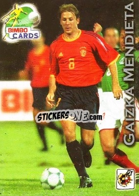 Figurina Gaizka Mendieta - Las Selecciones Mundialistas 2002 - Bimbo