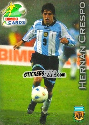 Cromo Hernan Crespo - Las Selecciones Mundialistas 2002 - Bimbo