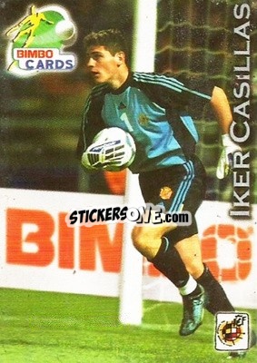 Sticker Iker Casillas - Las Selecciones Mundialistas 2002 - Bimbo