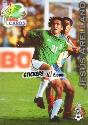 Cromo Jesus Arellano - Las Selecciones Mundialistas 2002 - Bimbo