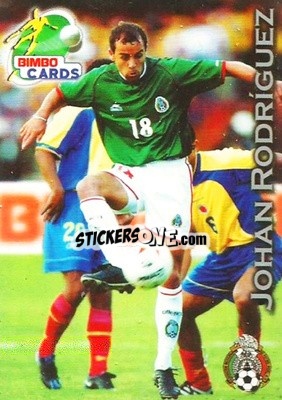 Sticker Johan Rodriguez - Las Selecciones Mundialistas 2002 n. 16 - Bimbo