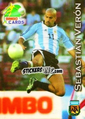 Cromo Juan Sebastian Veron - Las Selecciones Mundialistas 2002 - Bimbo