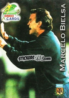 Cromo Marcelo Bielsa - Las Selecciones Mundialistas 2002 - Bimbo