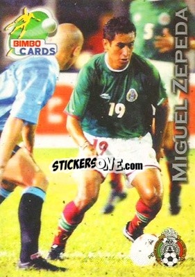 Figurina Miguel Zepeda - Las Selecciones Mundialistas 2002 - Bimbo