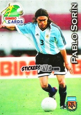 Sticker Pablo Sorin - Las Selecciones Mundialistas 2002 n. 3 - Bimbo