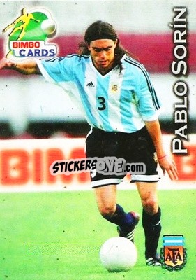 Cromo Pablo Sorin - Las Selecciones Mundialistas 2002 - Bimbo