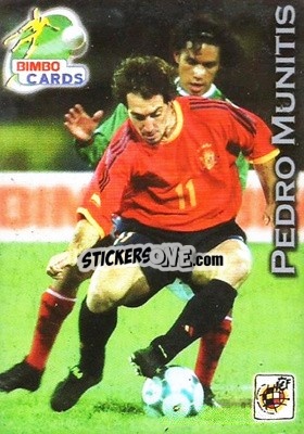 Cromo Pedro Munitis - Las Selecciones Mundialistas 2002 - Bimbo