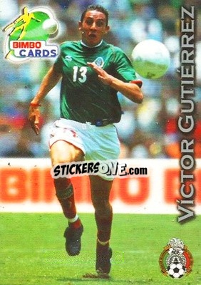 Cromo Victor Gutierrez - Las Selecciones Mundialistas 2002 - Bimbo