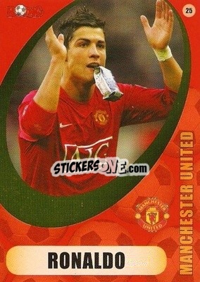 Sticker Cristiano Ronaldo - Superstars 2008-2011 n. 25 - BOING