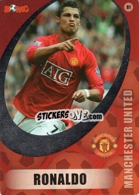 Sticker Cristiano Ronaldo - Superstars 2008-2011 n. B1 - BOING