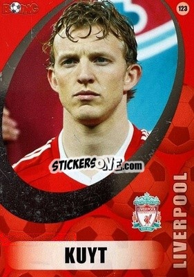 Sticker Dirk Kuyt - Superstars 2008-2011 n. 123 - BOING