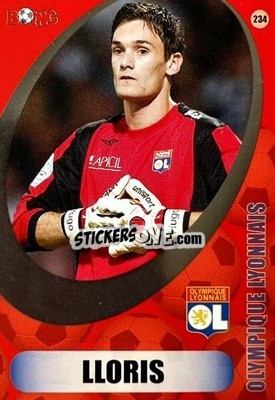 Sticker Hugo Lloris - Superstars 2008-2011 n. 234 - BOING