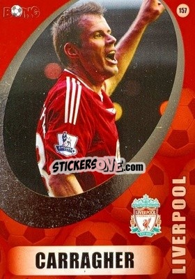 Sticker Jamie Carragher - Superstars 2008-2011 n. 157 - BOING