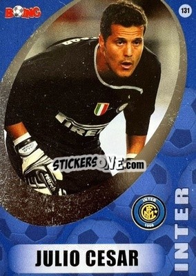 Sticker Julio Cesar - Superstars 2008-2011 n. 131 - BOING