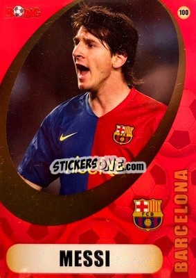 Sticker Lionel Messi - Superstars 2008-2011 n. 100 - BOING