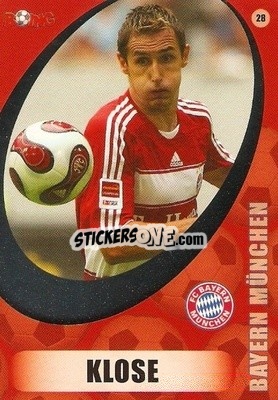 Sticker Miroslav Klose - Superstars 2008-2011 n. 28 - BOING