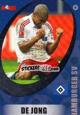 Sticker Nigel de Jong - Superstars 2008-2011 n. 6 - BOING