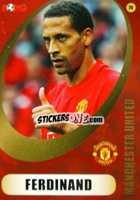Sticker Rio Ferdinand - Superstars 2008-2011 n. 70 - BOING
