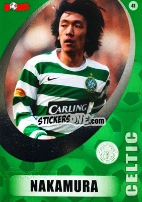 Sticker Shunsuke Nakamura - Superstars 2008-2011 n. 41 - BOING