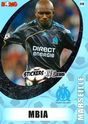 Sticker Stephane Mbia - Superstars 2008-2011 n. 229 - BOING