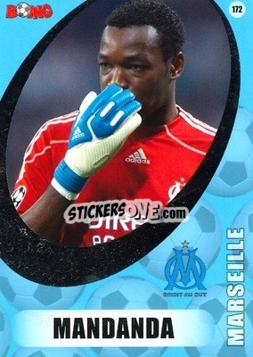 Sticker Steve Mandanda - Superstars 2008-2011 n. 172 - BOING