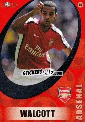 Sticker Theo Walcott - Superstars 2008-2011 n. 56 - BOING