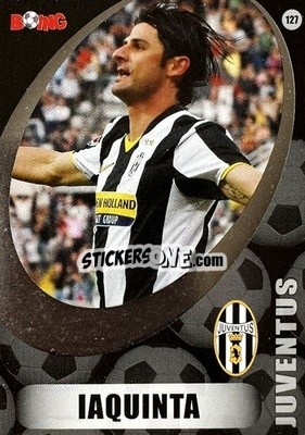 Sticker Vincenzo Iaquinta - Superstars 2008-2011 n. 127 - BOING