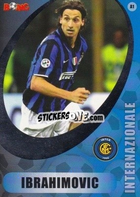 Sticker Zlatan Ibrahimovic - Superstars 2008-2011 n. A1 - BOING