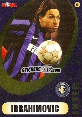 Sticker Zlatan Ibrahimovic - Superstars 2008-2011 n. 45 - BOING
