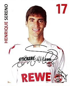 Sticker Henrique Sereno - Fc Köln 2011-2012 n. 15 - Panini