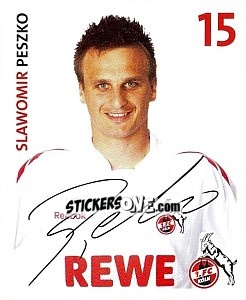 Sticker Slawomir Peszko - Fc Köln 2011-2012 - Panini
