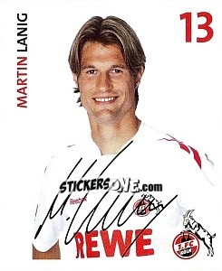 Sticker Martin Lanig - Fc Köln 2011-2012 - Panini