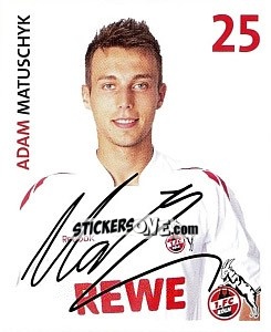 Sticker Adam Matuschyk - Fc Köln 2011-2012 n. 36 - Panini