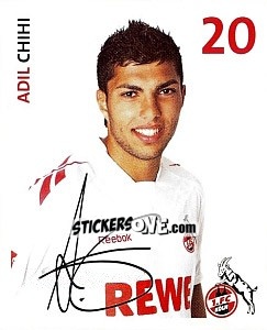 Figurina Adil Chihi - Fc Köln 2011-2012 - Panini