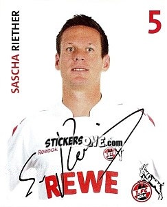 Sticker Sascha Riether - Fc Köln 2011-2012 - Panini