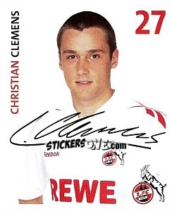 Sticker Christian Clemens - Fc Köln 2011-2012 - Panini