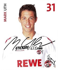 Figurina Mark Uth - Fc Köln 2011-2012 - Panini