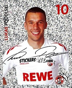 Figurina Lukas Podolski - Fc Köln 2011-2012 - Panini